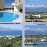 The view from Kaloudis Apartments