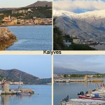 Views of the sea site in Kalyves, a village outside Chania