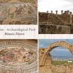 Mosaics and structures at the Archaeological Park