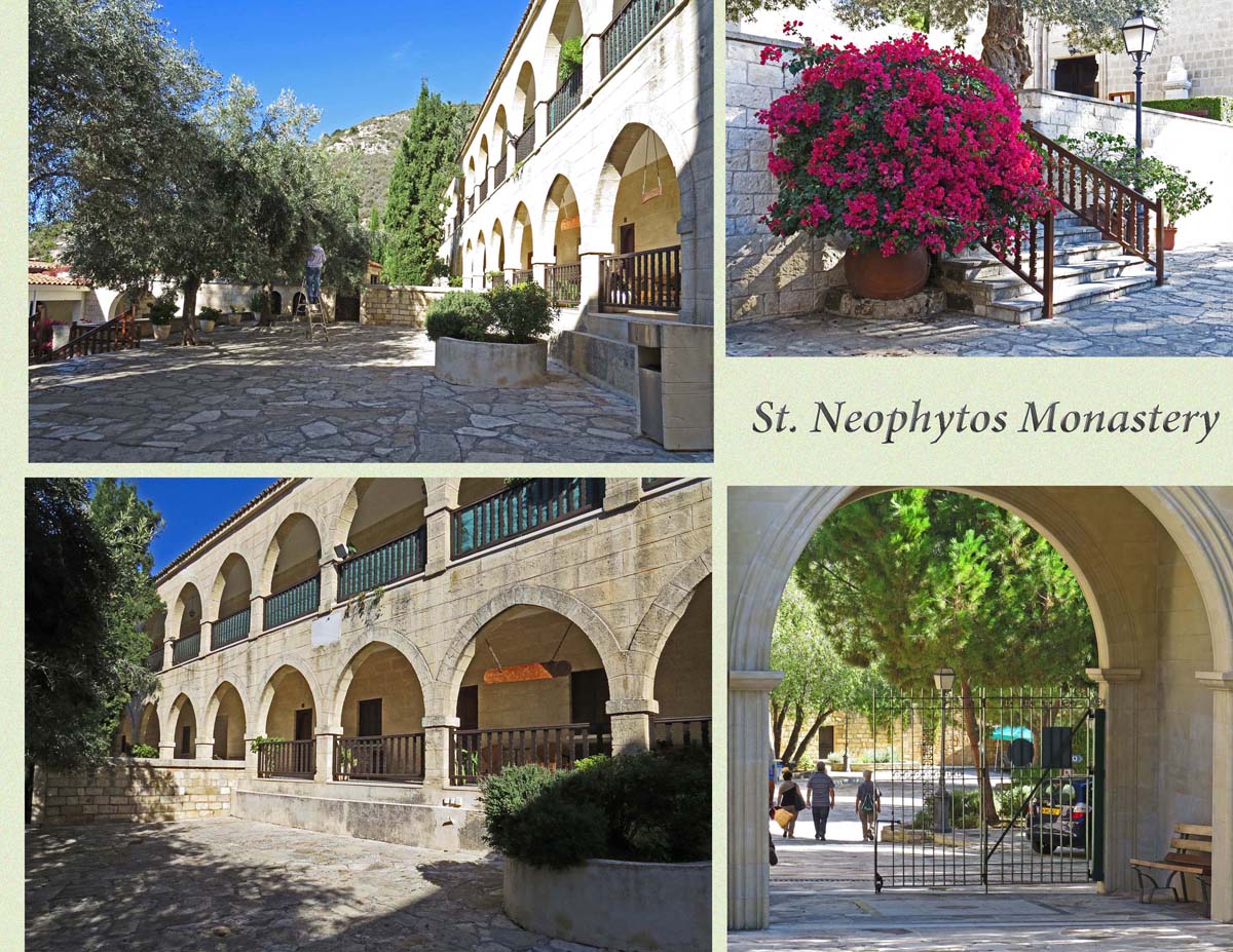 St. Neofytos Monastery a few miles from Pafos